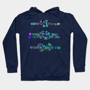 Colored Knots Abstract Hoodie